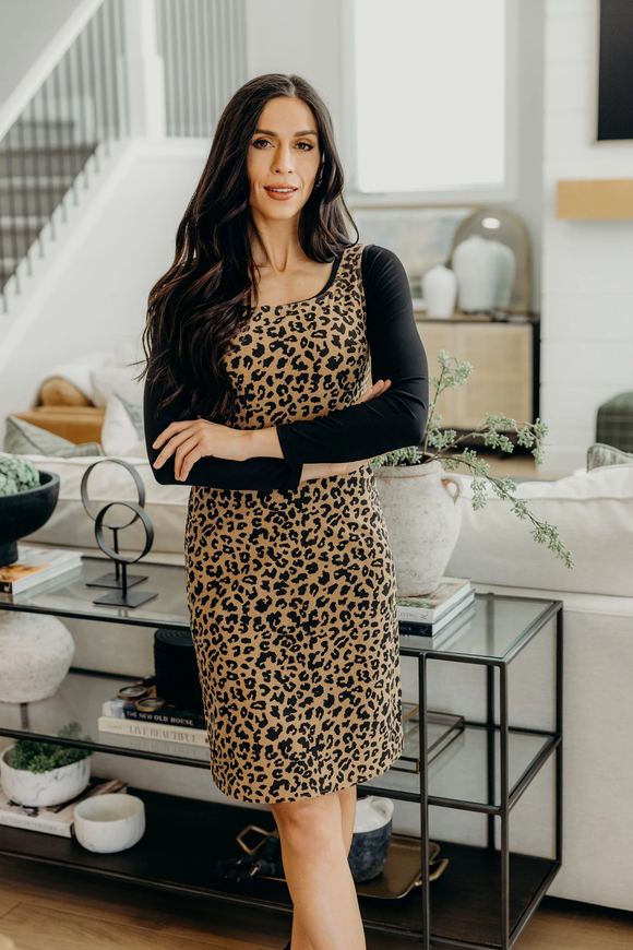 The Harper- Leopard (XS-XL, 3X)