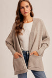 Dolman Sleeve Hoodie Cardigan (S-L)