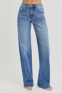 Risen-TC Elastic Band High Rise Denim