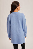 Oversized Tunic Sweater- Blueberry (S-L)
