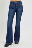 Risen-TC Dark Wash High Rise Flare Jeans (0-3X)