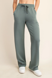 Comfy Luxe Straight Pant, Sage Leaf (S, 2x, 3x)