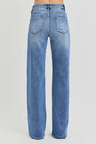Risen-TC Elastic Band High Rise Denim