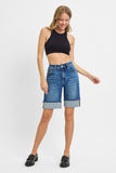Risen- High Rise Cuffed Shorts (M, L, 2X, 3X)