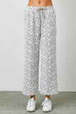 Floral Knit Jacquard Pants (S, M, 1X-3X)