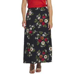 Maxi Slip Skirt- Oriental Garden (XS,M-xl)