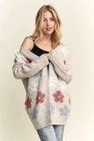 Puff Flower Cardigan