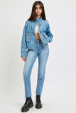 Risen- Pocketed Denim Jacket