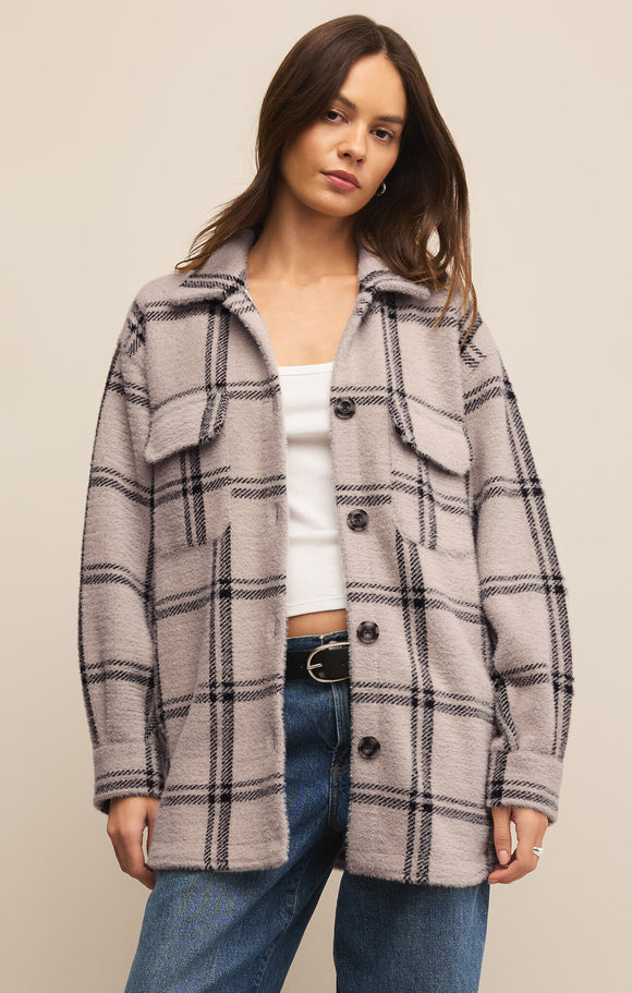 Z Supply- Plaid Tucker Jacket (M)